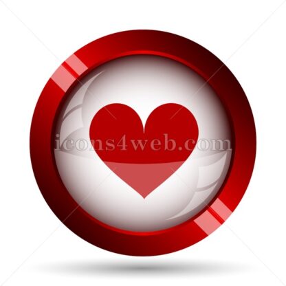 Heart website icon. High quality web button. - Icons for website