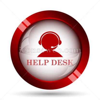 Helpdesk website icon. High quality web button. - Icons for website