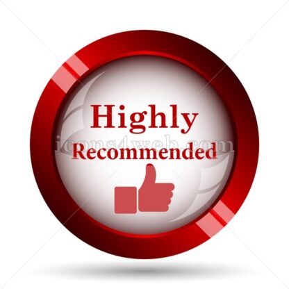 Highly recommended website icon. High quality web button. - Icons for website