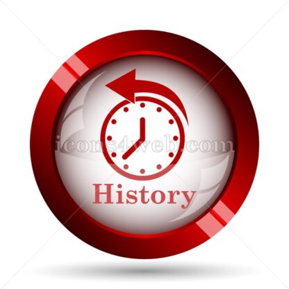 History website icon. High quality web button. - Icons for website
