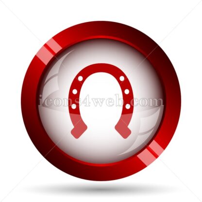 Horseshoe website icon. High quality web button. - Icons for website