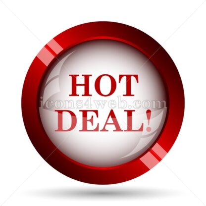 Hot deal website icon. High quality web button. - Icons for website