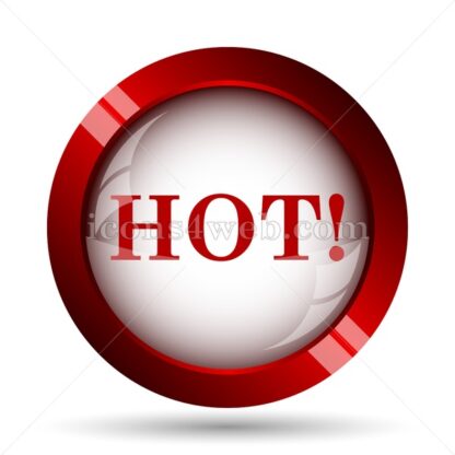 Hot website icon. High quality web button. - Icons for website