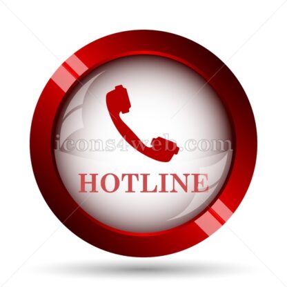 Hotline website icon. High quality web button. - Icons for website