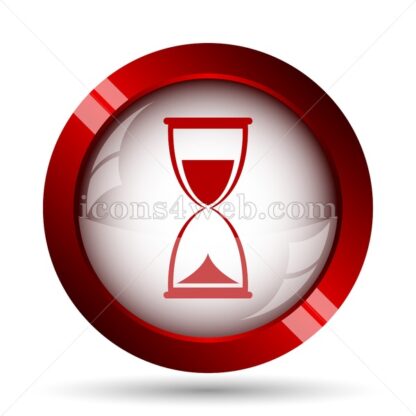 Hourglass website icon. High quality web button. - Icons for website