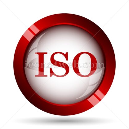 ISO website icon. High quality web button. - Icons for website