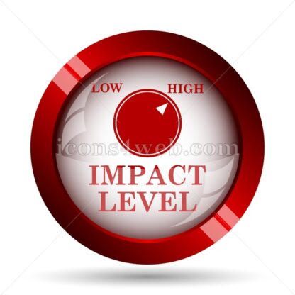 Impact level website icon. High quality web button. - Icons for website