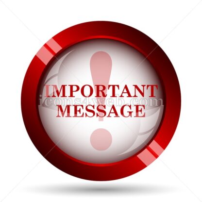 Important message website icon. High quality web button. - Icons for website