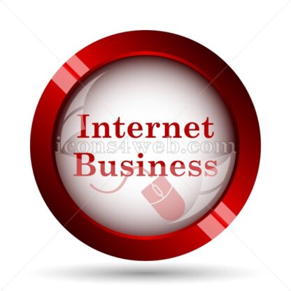 Internet business website icon. High quality web button. - Icons for website