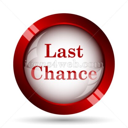Last chance website icon. High quality web button. - Icons for website