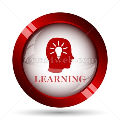 Learning website icon. High quality web button. - Icons for website