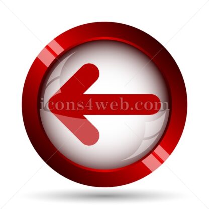 Left arrow website icon. High quality web button. - Icons for website