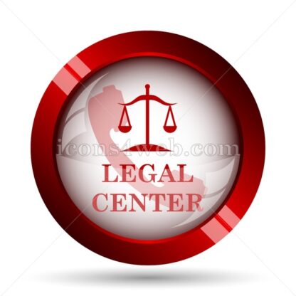 Legal center website icon. High quality web button. - Icons for website