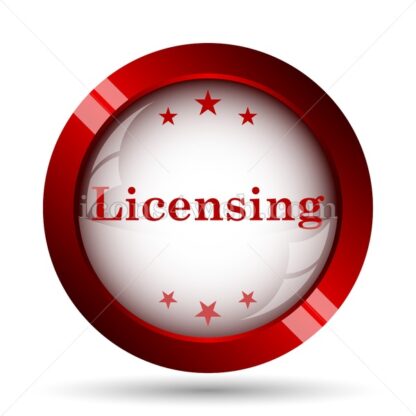 Licensing website icon. High quality web button. - Icons for website