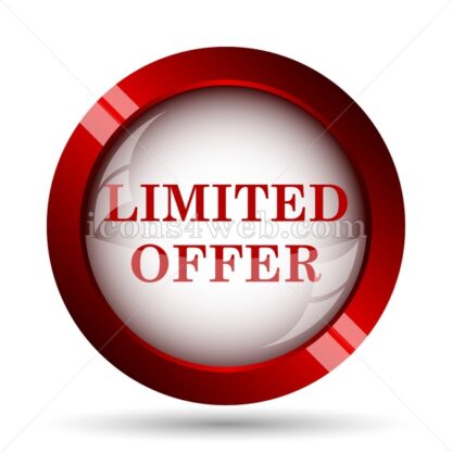 Limited offer website icon. High quality web button. - Icons for website