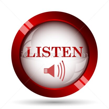 Listen website icon. High quality web button. - Icons for website