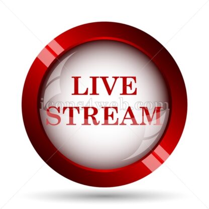 Live stream website icon. High quality web button. - Icons for website