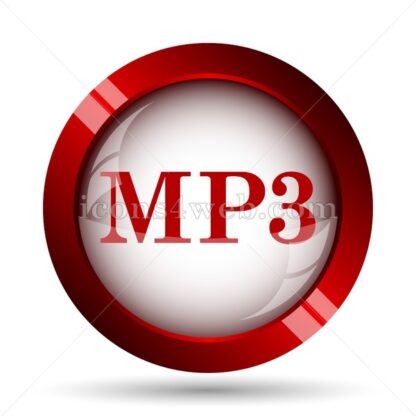 MP3 website icon. High quality web button. - Icons for website