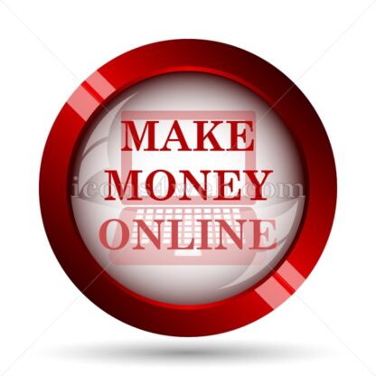 Make money online website icon. High quality web button. - Icons for website