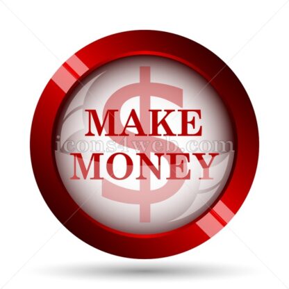 Make money website icon. High quality web button. - Icons for website