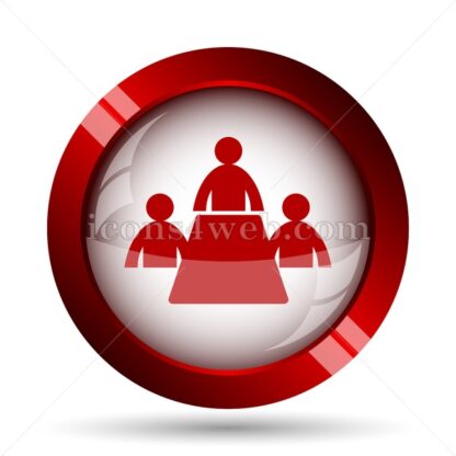Meeting room website icon. High quality web button. - Icons for website