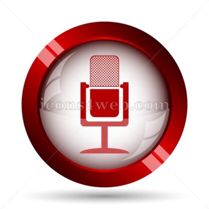 Microphone website icon. High quality web button. - Icons for website