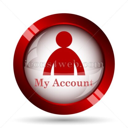 My account website icon. High quality web button. - Icons for website