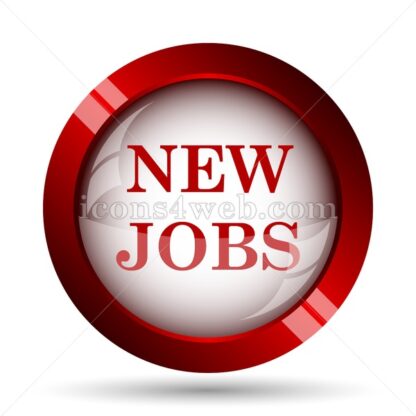 New jobs website icon. High quality web button. - Icons for website