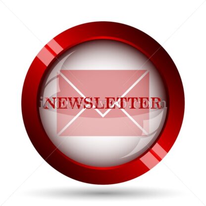 Newsletter website icon. High quality web button. - Icons for website