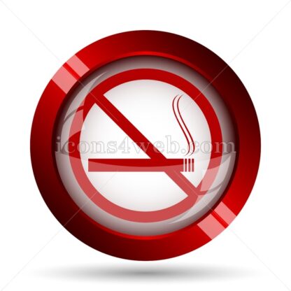 No smoking website icon. High quality web button. - Icons for website