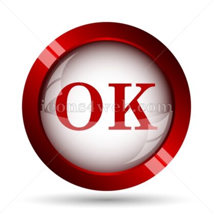 OK website icon. High quality web button. - Icons for website