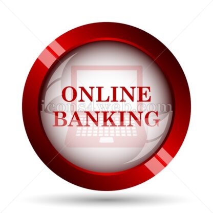 Online banking website icon. High quality web button. - Icons for website
