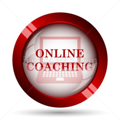 Online coaching website icon. High quality web button. - Icons for website