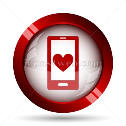 Online dating website icon. High quality web button. - Icons for website
