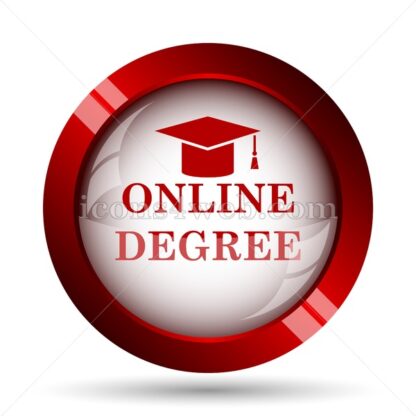 Online degree website icon. High quality web button. - Icons for website