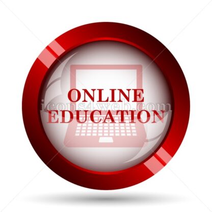 Online education website icon. High quality web button. - Icons for website