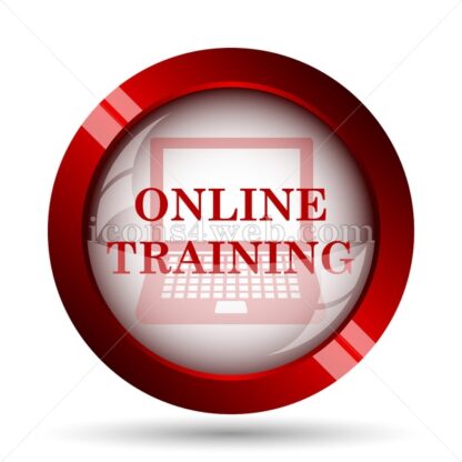 Online training website icon. High quality web button. - Icons for website