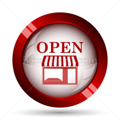 Open store website icon. High quality web button. - Icons for website