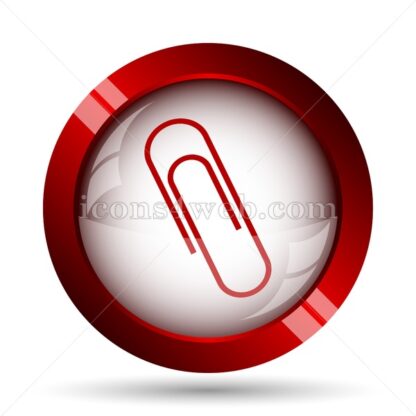Paperclip website icon. High quality web button. - Icons for website