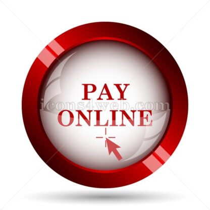 Pay online website icon. High quality web button. - Icons for website