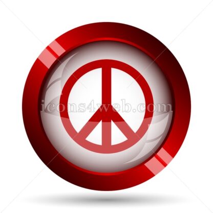Peace website icon. High quality web button. - Icons for website