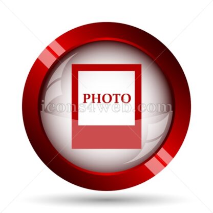 Photo website icon. High quality web button. - Icons for website