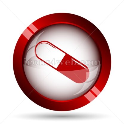 Pill website icon. High quality web button. - Icons for website
