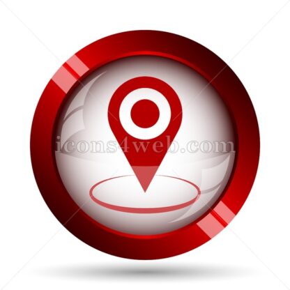 Pin location website icon. High quality web button. - Icons for website
