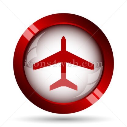 Plane website icon. High quality web button. - Icons for website