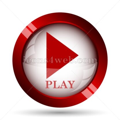 Play website icon. High quality web button. - Icons for website