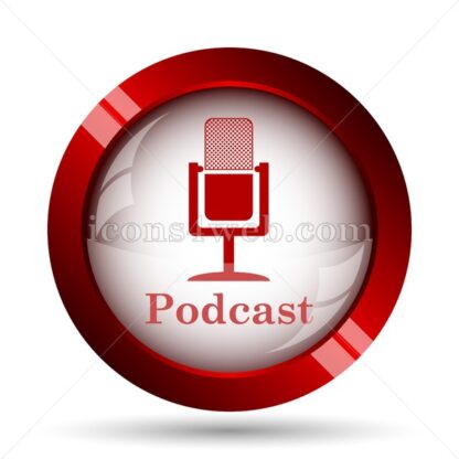 Podcast website icon. High quality web button. - Icons for website