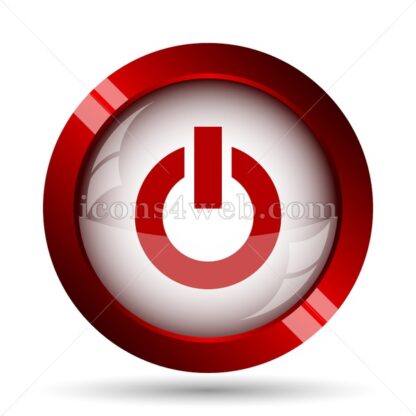 Power button website icon. High quality web button. - Icons for website