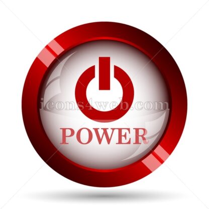 Power website icon. High quality web button. - Icons for website