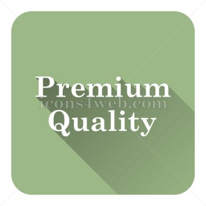 Premium quality flat icon with long shadow vector – icons for website - Icons for website